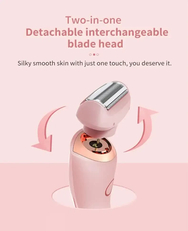 2-in-1 Electric Hair Remover for Women Epilator 4